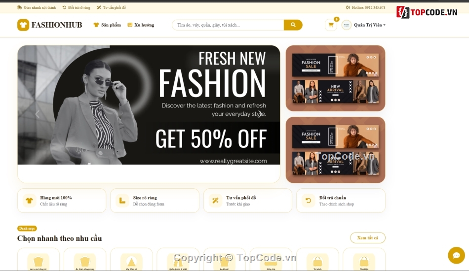 bán quần áo,Website bán quần áo,Web bán áo quần